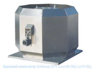   Systemair DVV 1000D6-XM/120C IE3
